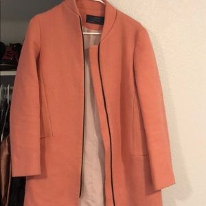 Zara pink coat